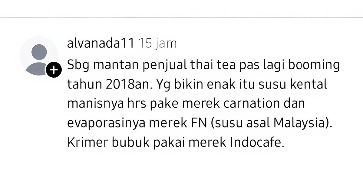 nutdant's tweet image. TERNYATA KARENA INI.. pantes thai tea homemade jadi lebih enak 😭, makasih bnget buat kknya udah spill!”
