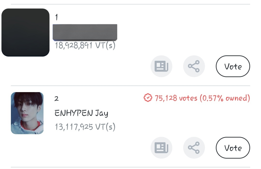 CALLING ALL BLUEJAYS &amp; ENGENES‼️

Jangan lupa Collect Fanplus melalui
✅ Attendance
✅ Watching ads
✅ Sending vts to friends 
✅ Web votes (vote melalui banyak gmail)
Akun baru pakai Refferal code : #5969093a

Drop vote harian kalian sebelum 00:00 KST‼️

🖇️