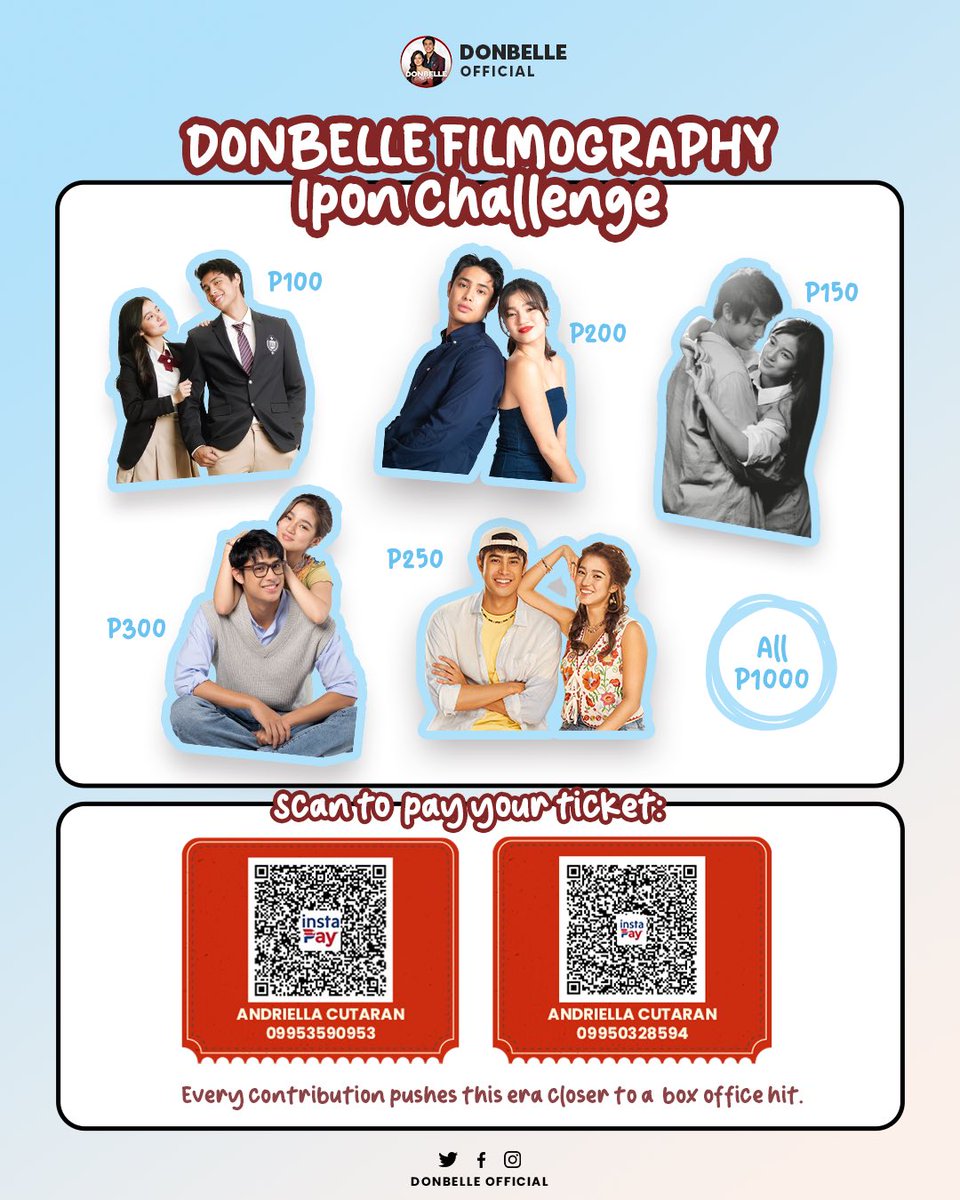 Fund Update for our DonBelle Moments x Filmography Ipon Challenge! 🎬

We’ve officially reached 25K! Grabe, thank you so much for all your love and support! Every peso you’ve shared truly means the world to us.

These funds will go directly to promotions and block screening