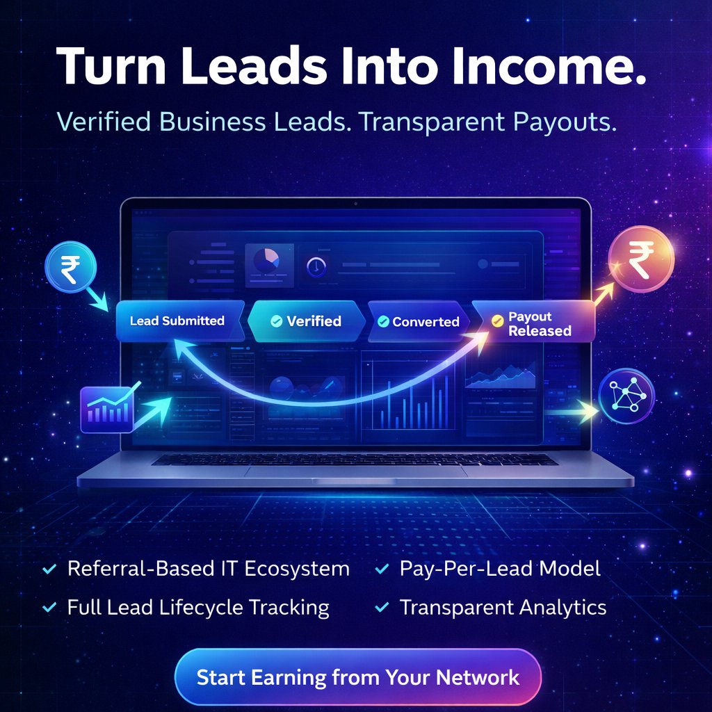 Jahid_sslp's tweet image. The Leads Payout process:

📄 Submit qualified IT lead
🔍 We verify &amp;amp; process
🔄 Our team closes deal
💰 Commission released to you

Predictable income from verified leads.

#LeadsPayout #CommissionIncome #ITLeads