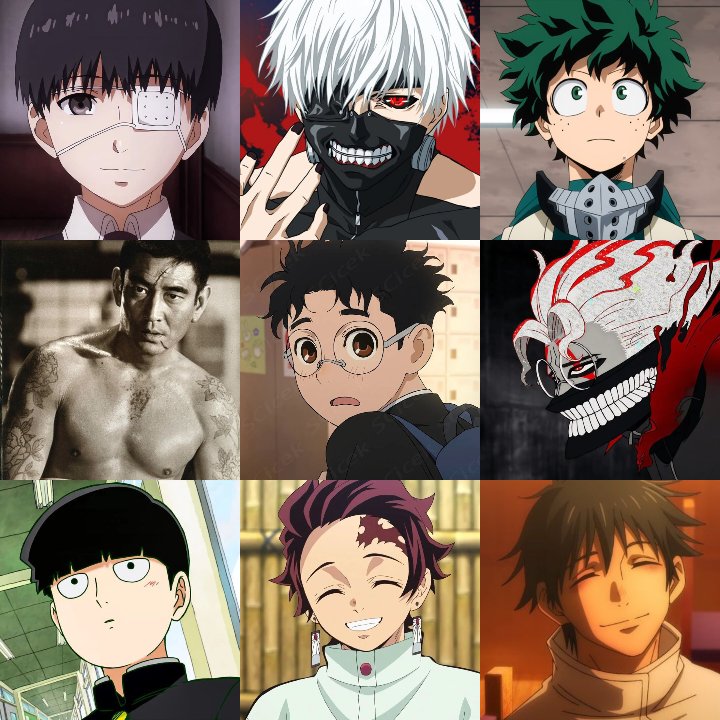 my okarun variants

before i get jumped for putting tanjiro in there, i put him as a joke because they have the same VA