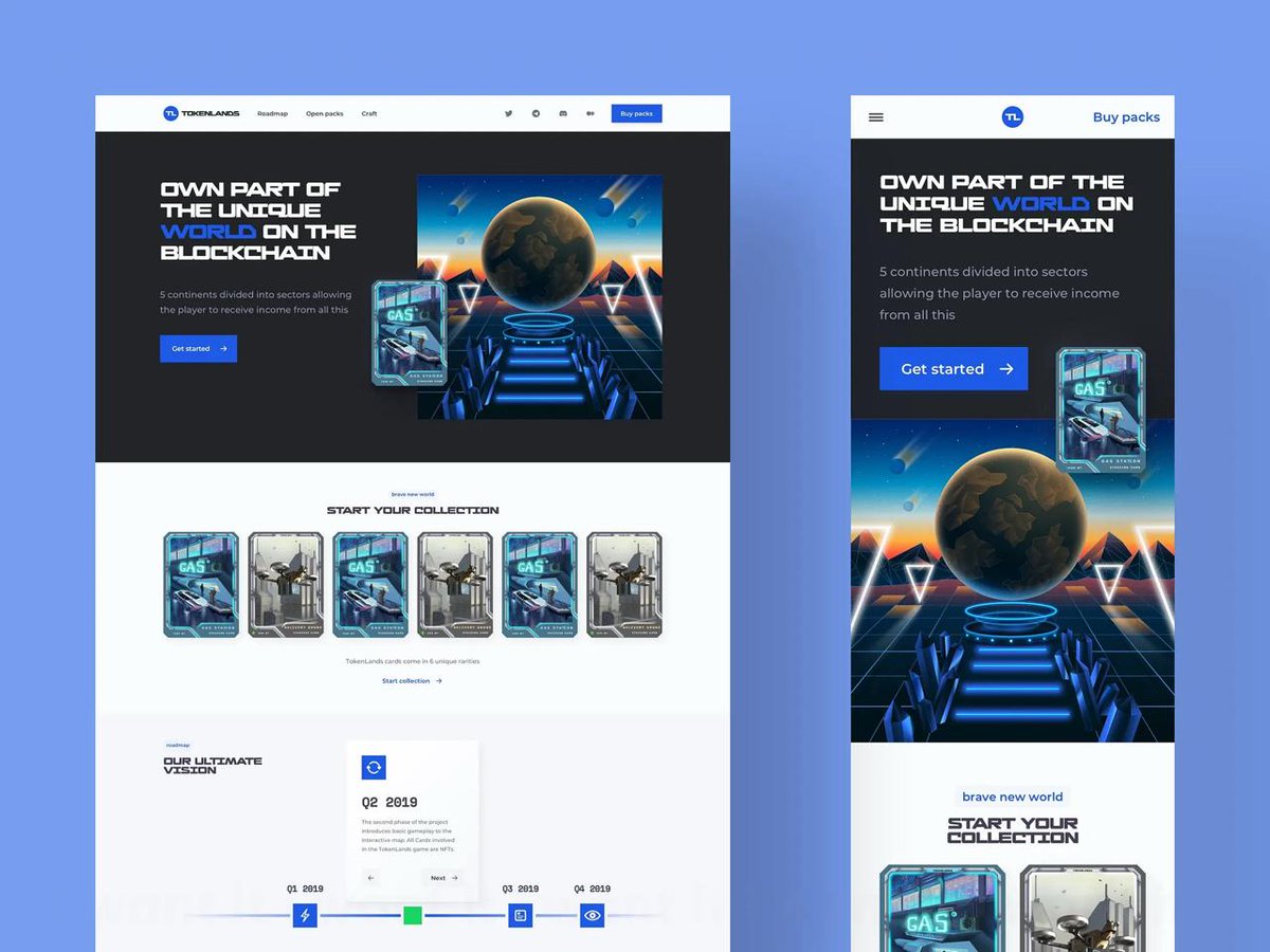 vinocostaweb3's tweet photo. Discover TokenLands — a next-gen NFT card collection where rarity meets reward. 🪙 Each card isn’t just art — it’s a passive income tool. Stake your cards in sectors and start earning T-coins. The rarer the card, the bigger the potential. #Web3 #NFTs #TokenLands https://t.co/ZaFkZi1XvZ