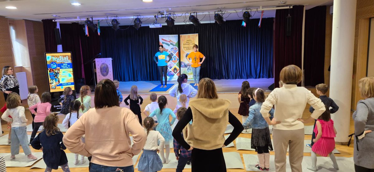 iccr_budapest's tweet image. Smiles, stretches and mindfulness all around !!

#Little #explorers at Csepke Kindergarten, Budapest enjoyed a fun-filled #yoga session led by ASCC’s yoga teacher Ms Aravinda Kollipara.

@MEAIndia @moayush @iccr_hq @IndiaInHungary @PIB_India @mygovindia @IndianDiplomacy