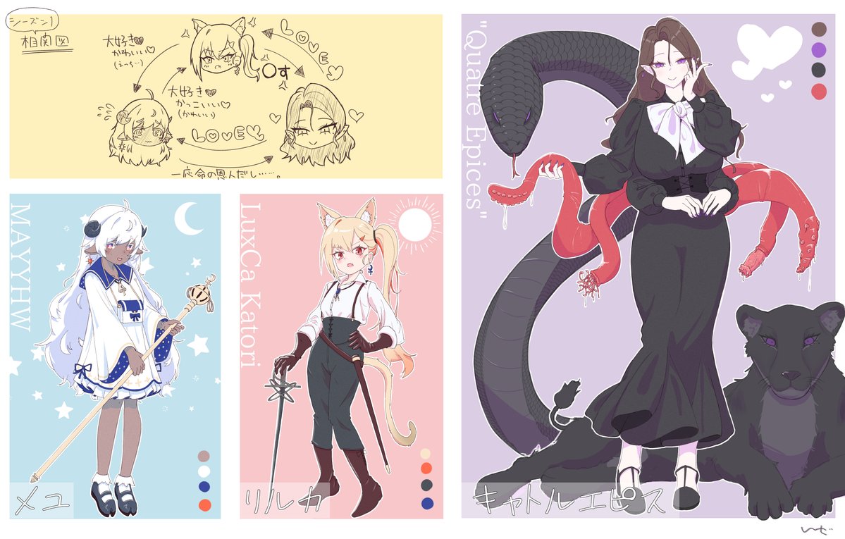 っていう純愛陵辱調教開発流され浮気異種レズおねロリポリアモリ(futaあり)をつくっています。詳細はpixivのキャプションに書いています 