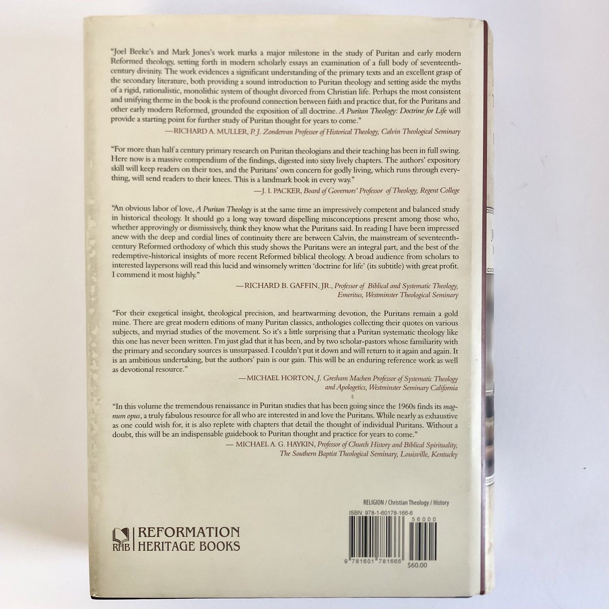 OssettBookshop's tweet photo. A Puritan Theology by Joel Beeke &amp; Mark Jones. Massive 1054 page work covering 50 areas of doctrine. Some chapters highlight specific theologians like Perkins, Owen etc. Reformation Heritage Books, 2012. Hardback with dust jacket. Good condition. £30 #fridayfeature #ossett https://t.co/8mOKV106uh