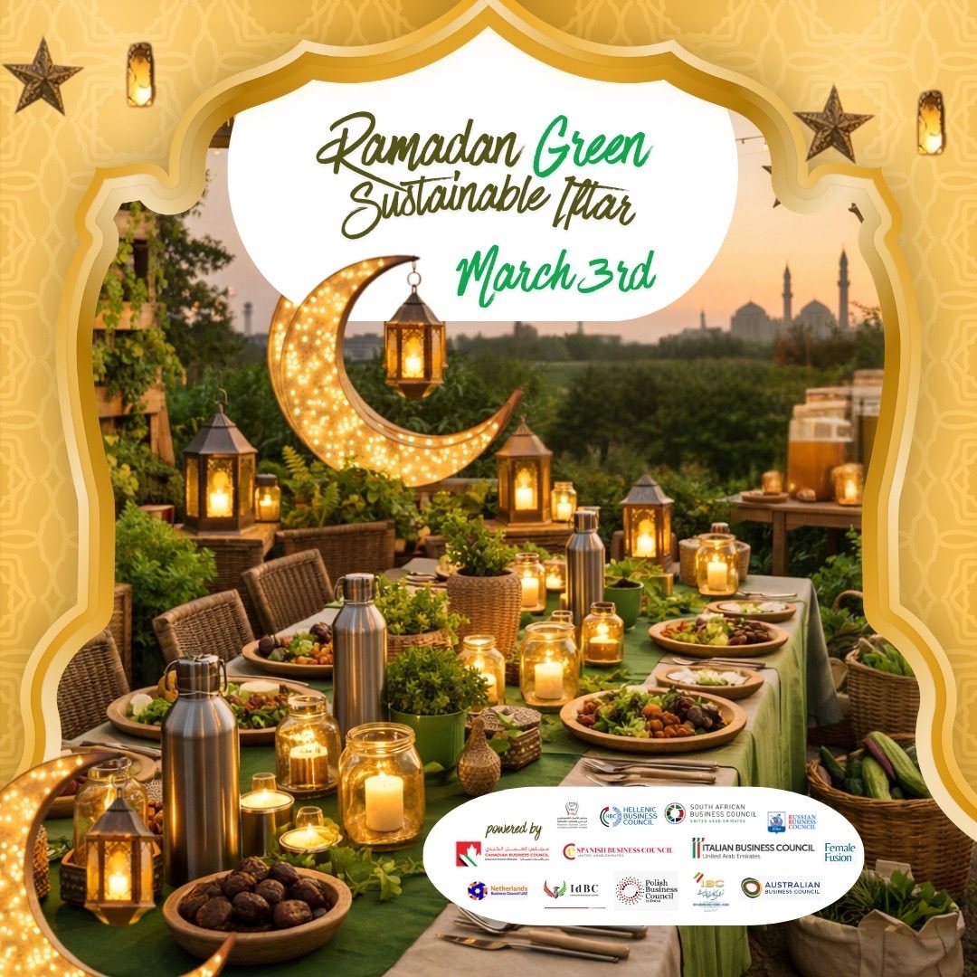 🌙✨ RAMADAN GREEN SUSTAINABLE INTERCOUNCIL IFTAR ✨🌙

This special Intercouncil Iftar brings together business leaders and stakeholders to network while embracing responsible and sustainable practices.

We look forward to welcoming you! - spanishbusinesscouncil.ae/events/ramadan…

#ramadan