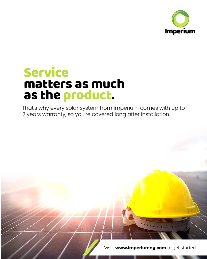 myimperium's tweet image. At Imperium, every vendor we work with is carefully vetted for quality, performance, service, and values.
Swipe to see the Imperium standard. Start your solar journey with us today!

~~
#myimperium #solarworld #solarvendors