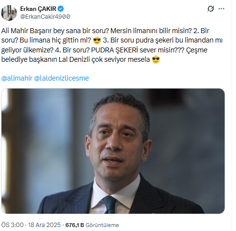 Aslında CHP'liler partide neler döndüğünü çok iyi biliyor.
*
Sadece istediklerini sızdırıyor.
*
Bakın...
*
Lal Denizli'nin kokocu olduğu önceden gündeme gelmiş mesela!