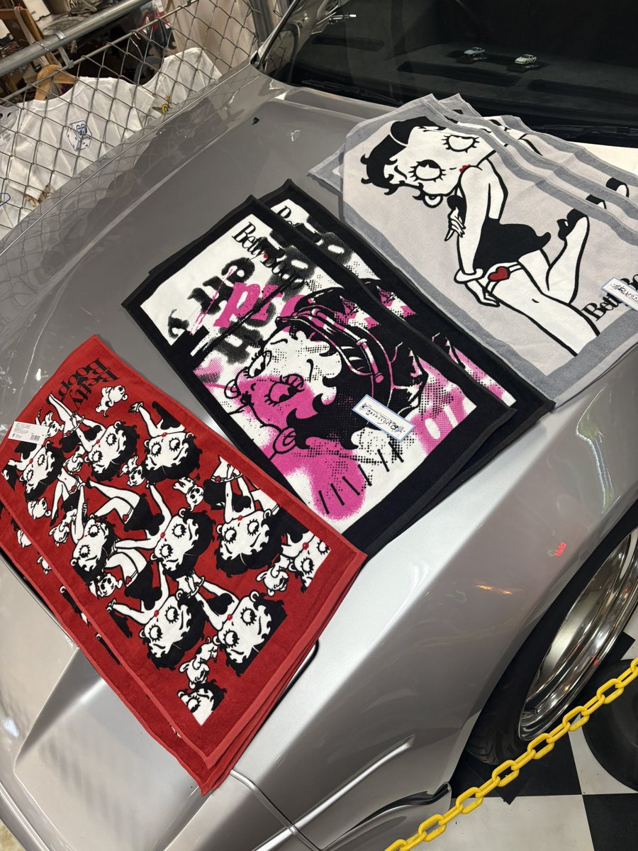 本日も商品紹介です♪ BETTY BOOP ベティちゃん タオルにゴミ箱 タオル
