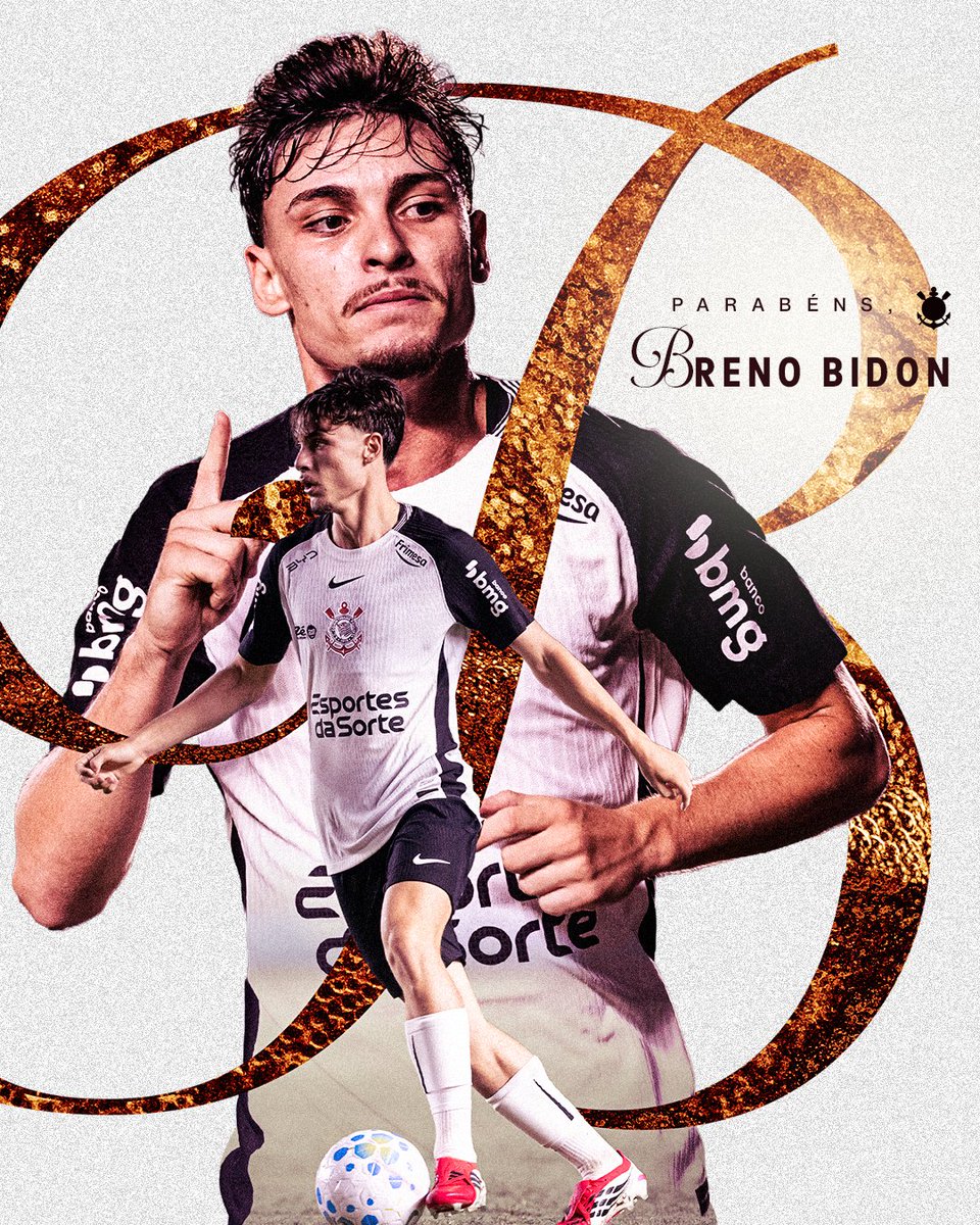 Hoje é dia de comemorar o aniversário de um #FilhoDoTerrão! 🎂🎉

Parabéns pelo seu dia, Breno Bidon! 7️⃣👏🏽

#ParabénsBrenoBidon
#VaiCorinthians