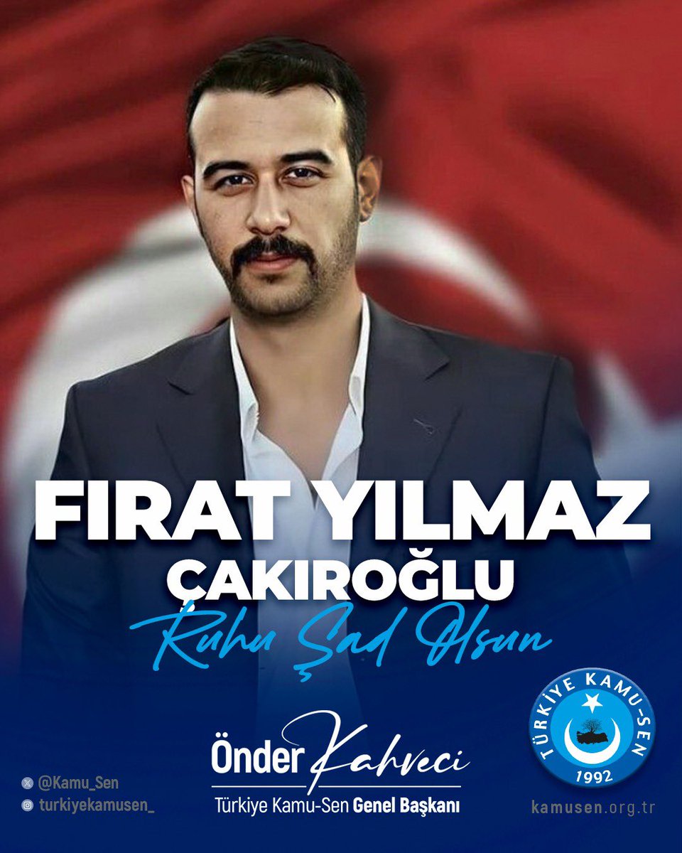 20 Şubat 2015 tarihinde bölücü hainler tarafından şehit edilen yiğit evladımız Fırat Yılmaz Çakıroğlu'nu şehadetinin yıl dönümünde rahmetle anıyorum.
Ruhu şad olsun.