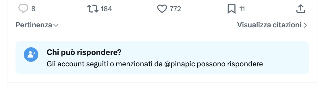 Pina Picierno che vanta di occuparsi "di lotta alla disinformazione, di guerra ibrida e manipolazione cognitiva", posta ossessivamente, commenta gli altri, cerca la rissa social, ma poi permette i commenti sulla sua pagina solo ai suoi accoliti. Manipolazione cognitiva...