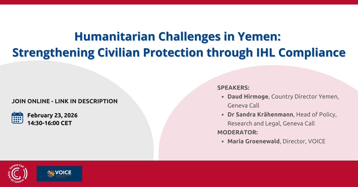 Geneva Call tweet media