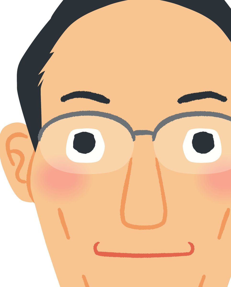 ある人の似顔絵。あっという間に描けた🥰