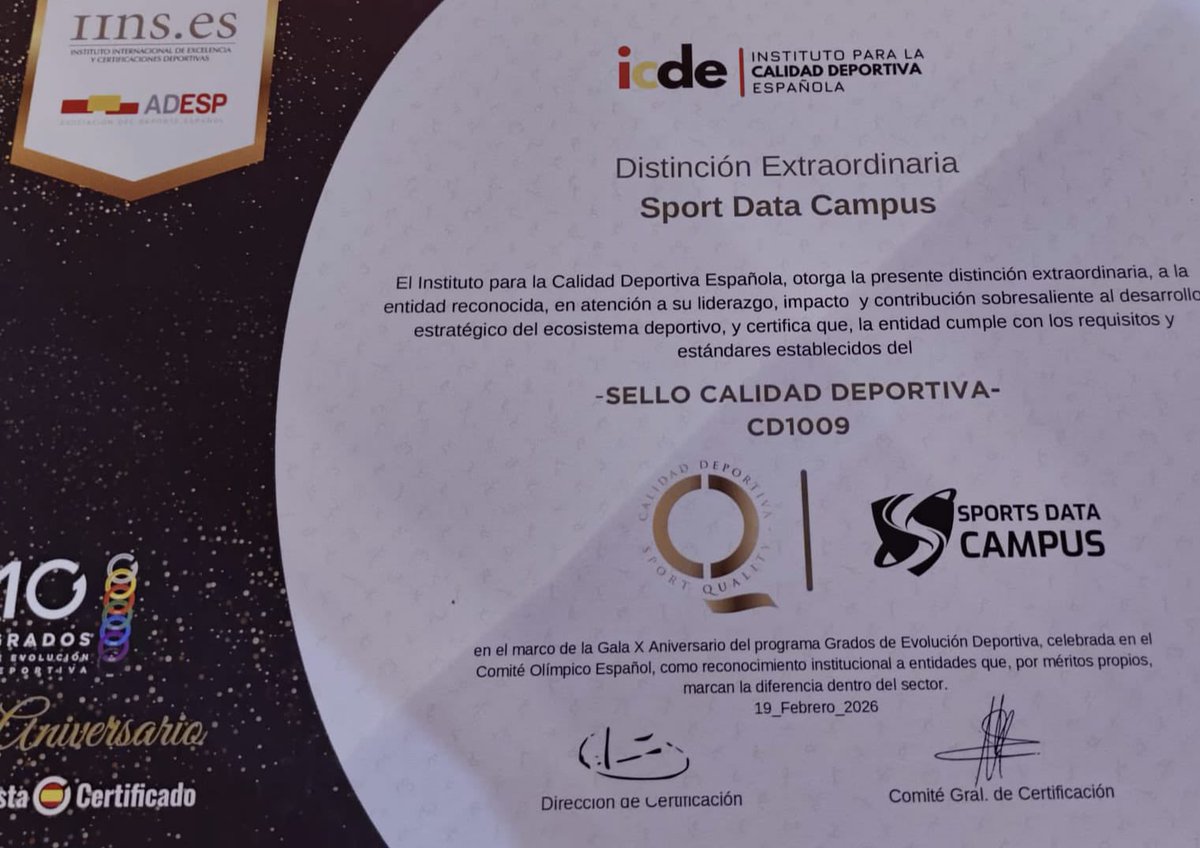 SPORTS DATA CAMPUS tweet media