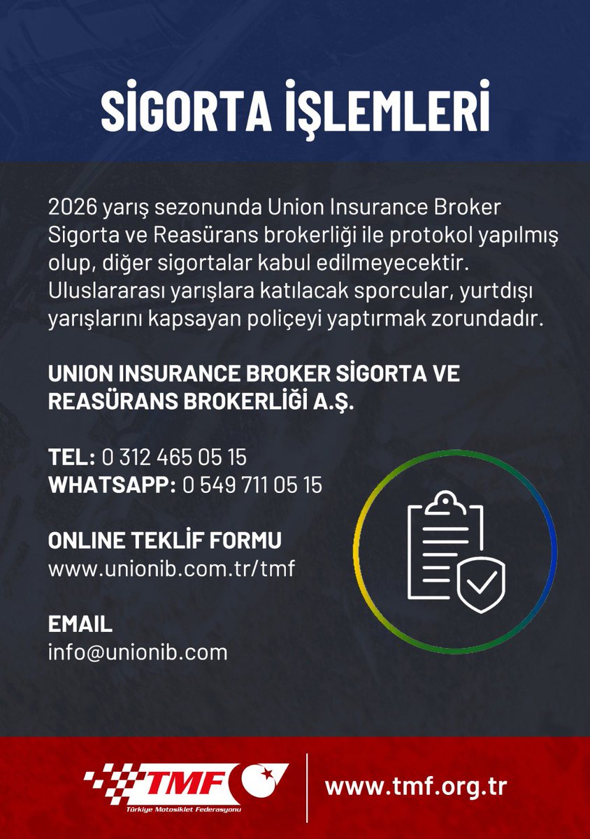 Türkiye Motosiklet Federasyonu #TMF 🇹🇷 tweet media