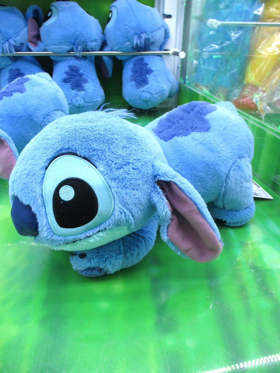 ディズニー #スティッチ 寝そべり なでなでしてね 超BIGぬいぐるみ