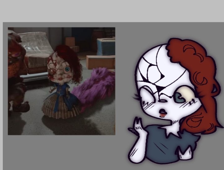 world_fandom2's tweet photo. Dude, with the new Poppy Playtime episode, to be completely honest, I got really excited when the gameplay ended... Now I'm inspired to draw lmao. Poor Poppy, they shaved one side of her head ☝🏽😔 #PoppyPlaytimeChapter5 #digitalart #fanart #sketch https://t.co/9LBKLFM5PC
