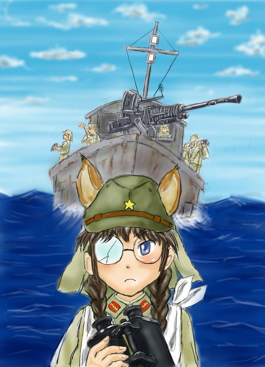 出したのが銃でも魔法でもなく。有線だったり整備兵だったり機上レーダーだったり洋上からの対空監視だったりする私が通りますよ?(三枚目イラスト 御城伸山氏)>RT 