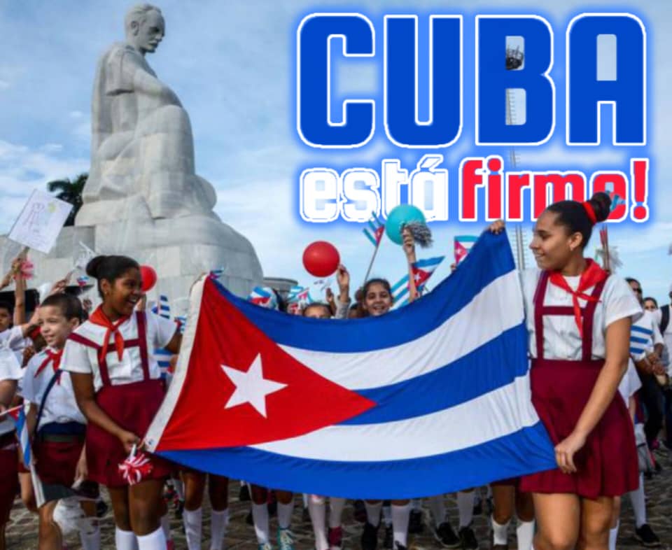 Hay y habrá siempre muchas cosas sagradas que enaltecer, que construir, que defender. 

#CubaEstáFirme 
#CubaVencerá 🇨🇺