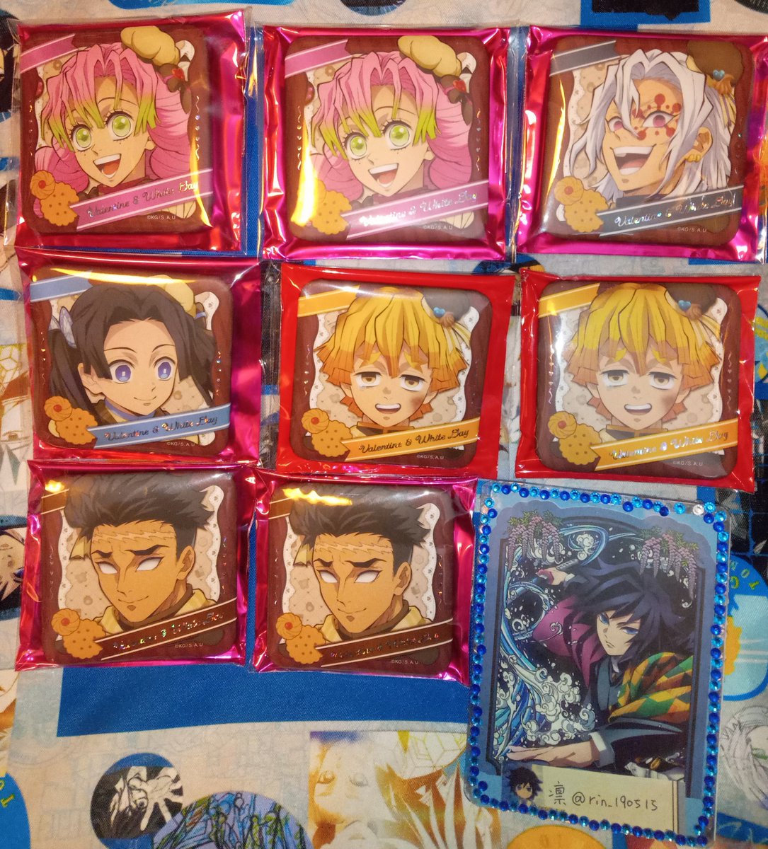交換/譲渡】鬼滅の刃 バレンタイン＆ホワイトデー ギフト缶バッジ 譲