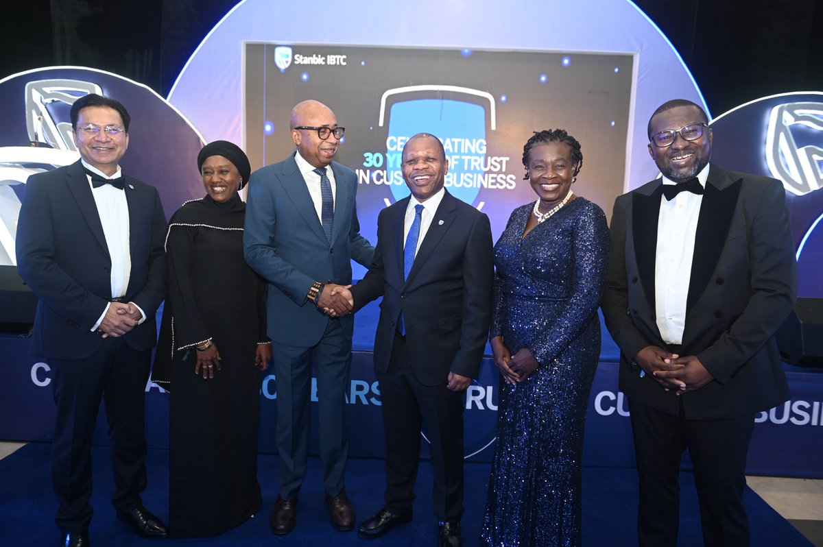 StanbicIBTC's tweet photo. Celebrating three decades of trust, partnership, and excellence. 

A special thank you to everyone who joined us to celebrate 30 years of Stanbic IBTC Custody Services. 

The journey continues.

#StanbicIBTC💙
#Excellence
#FlashbackFriday https://t.co/a8D3LtkBn3