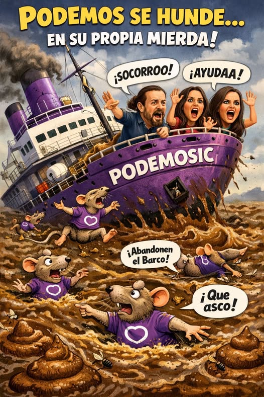 Podemos se hunde en su propia mierda...