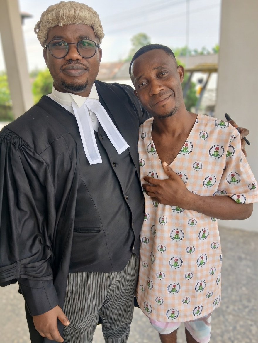 savndaniel's tweet image. A false allegation of rape can irreparably devastate an individual's life, career, and reputation in mere moments.

The gentleman in the picture below was unjustly accused of defiling his own daughter by a lesbian, who was, in fact, the perpetrator of the offence, having