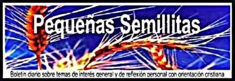 "PEQUEÑAS SEMILLITAS"
Número 6239 - Viernes 20 de Febrero de 2026.
peque-semillitas.blogspot.com/2026/02/pequen…