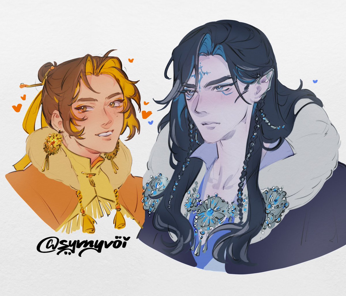 syvnyvoi's tweet photo. Sunflower and Scorpion grasses 🧡💙

#svsss #moshang https://t.co/6XUBRgr8RM