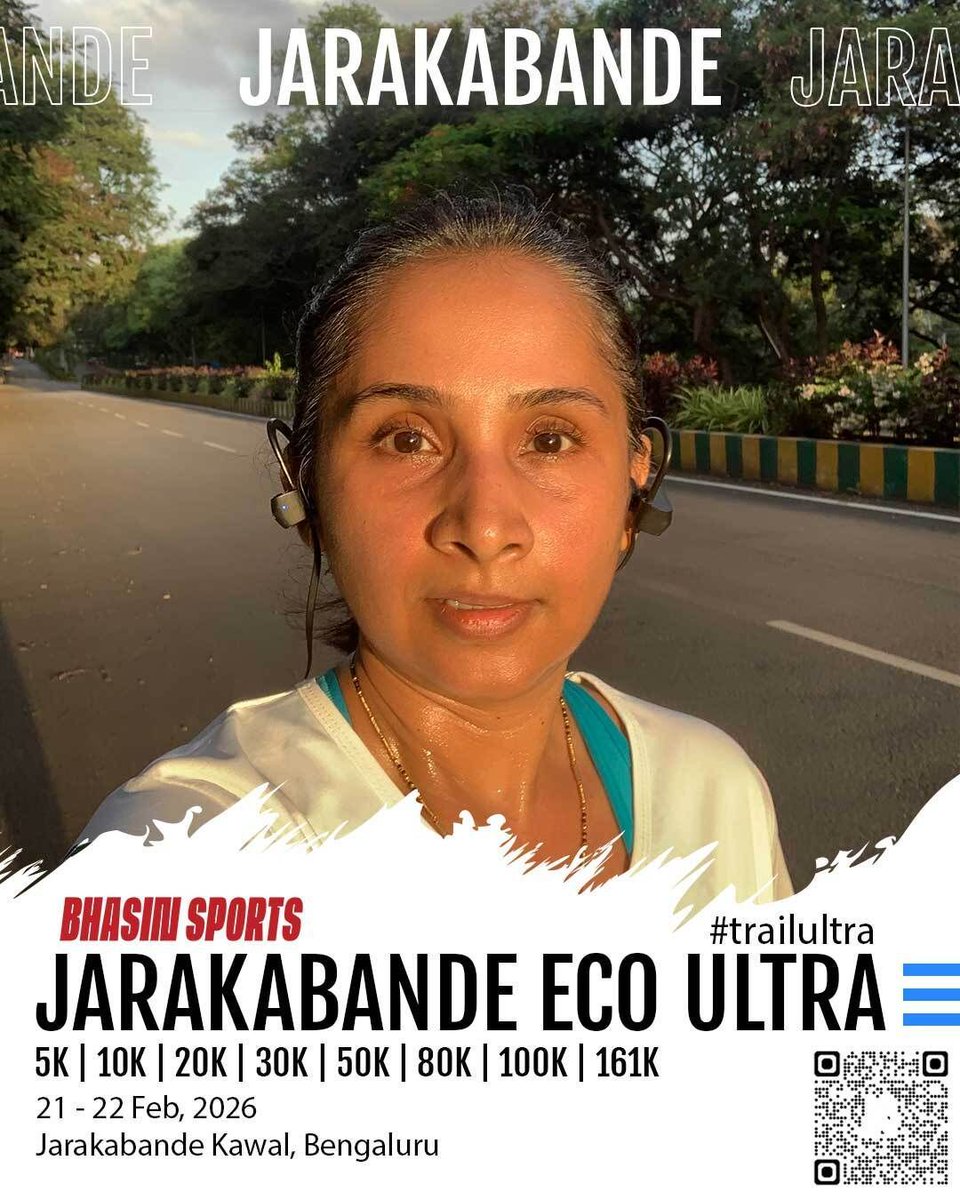 Jarakabande Eco Ultra is calling. 🌿🏃‍♂️
21–22 Feb at the wild and beautiful Jarakabande Kaval Forest.
Choose your challenge: 5K | 10K | 20K | 30K | 50K | 80K | 100K | 161K
From first-timers to ultra beasts, this is where you run with nature. 🔥🌲 

#JarakabandeEcoUltra