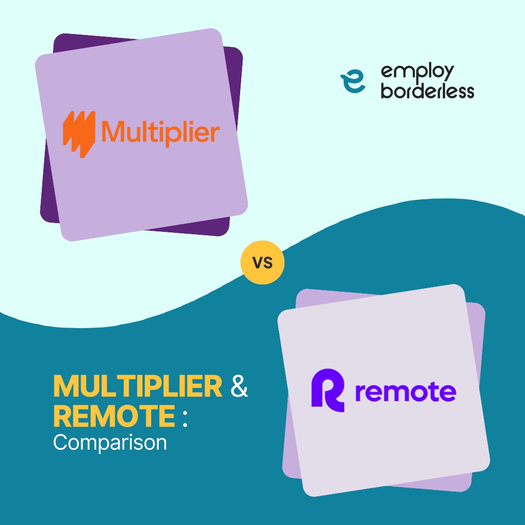 EBorderless's tweet image. Multiplier: $400/mo, 150+ countries, same-day hiring. 
Remote: $599/mo, 190+ countries, owns all entities.

Budget and speed? Multiplier. Tighter compliance and IP protection? Remote.
employborderless.com/review/multipl…

#EmployBorderless #EORCompariso