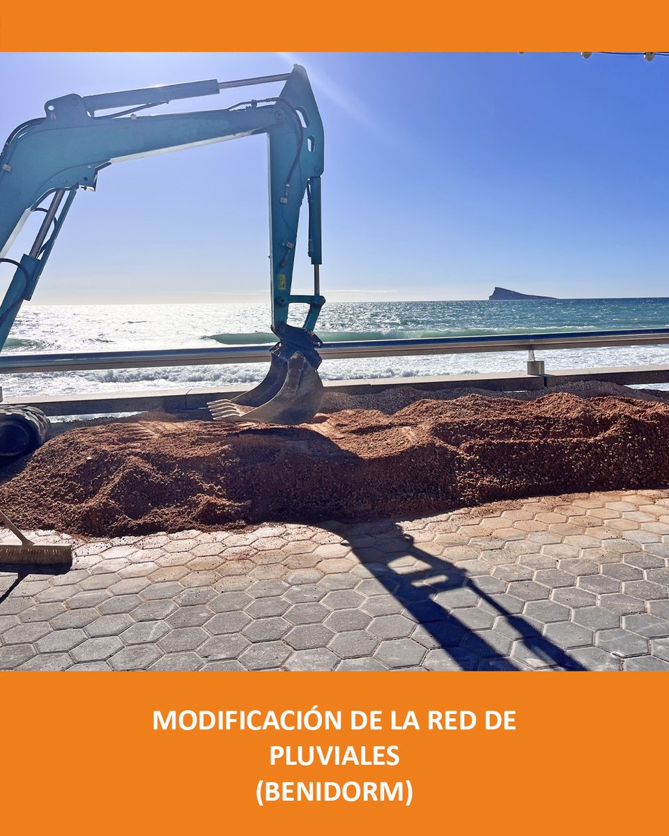 nercosl's tweet photo. No es solo una obra, es el nuevo palco privado sobre el Mediterráneo.
Iniciados los trabajos de renovación de la red de aguas pluviales en la calle Virgen del Sufragio. Vistas panorámicas, frente al islote de Benidorm. ¿Qué más se puede pedir?.
#nerco #benidorm #playas https://t.co/2HT3Y8FWyF