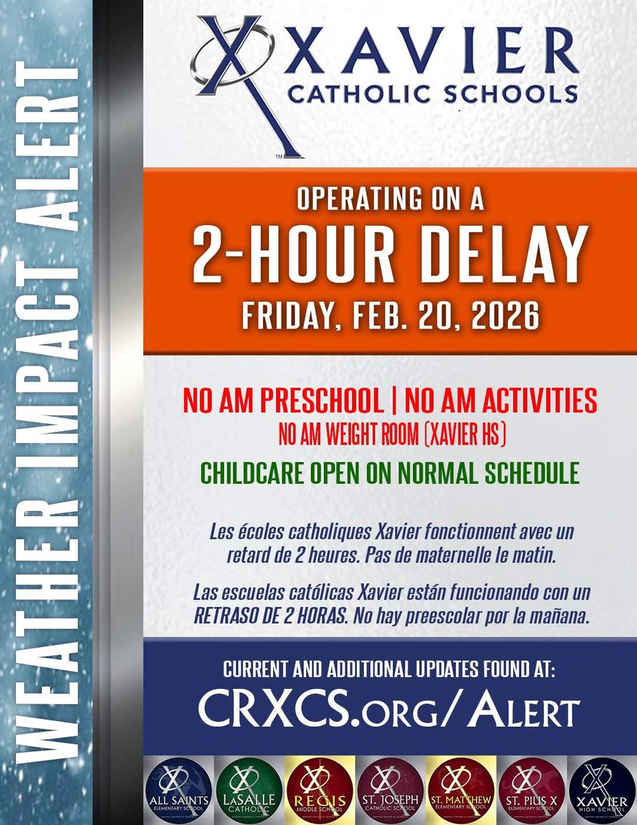 Xavier Catholic Schools tweet media