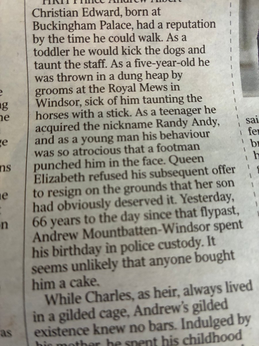 The Times today. He’s always been revolting then ..