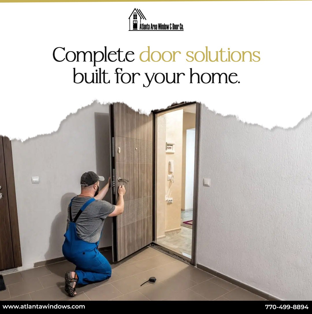 Atlantaarea_'s tweet photo. From entry to patio and security doors, Atlanta Area Window &amp; Door delivers complete door solutions in Kennesaw 🛠️🚪 With 30+ years of experience, we help you choose the perfect door—and install it with precision you can trust.✨ 

 https://t.co/5xOXZsDX9U https://t.co/iVjGeL3nqj