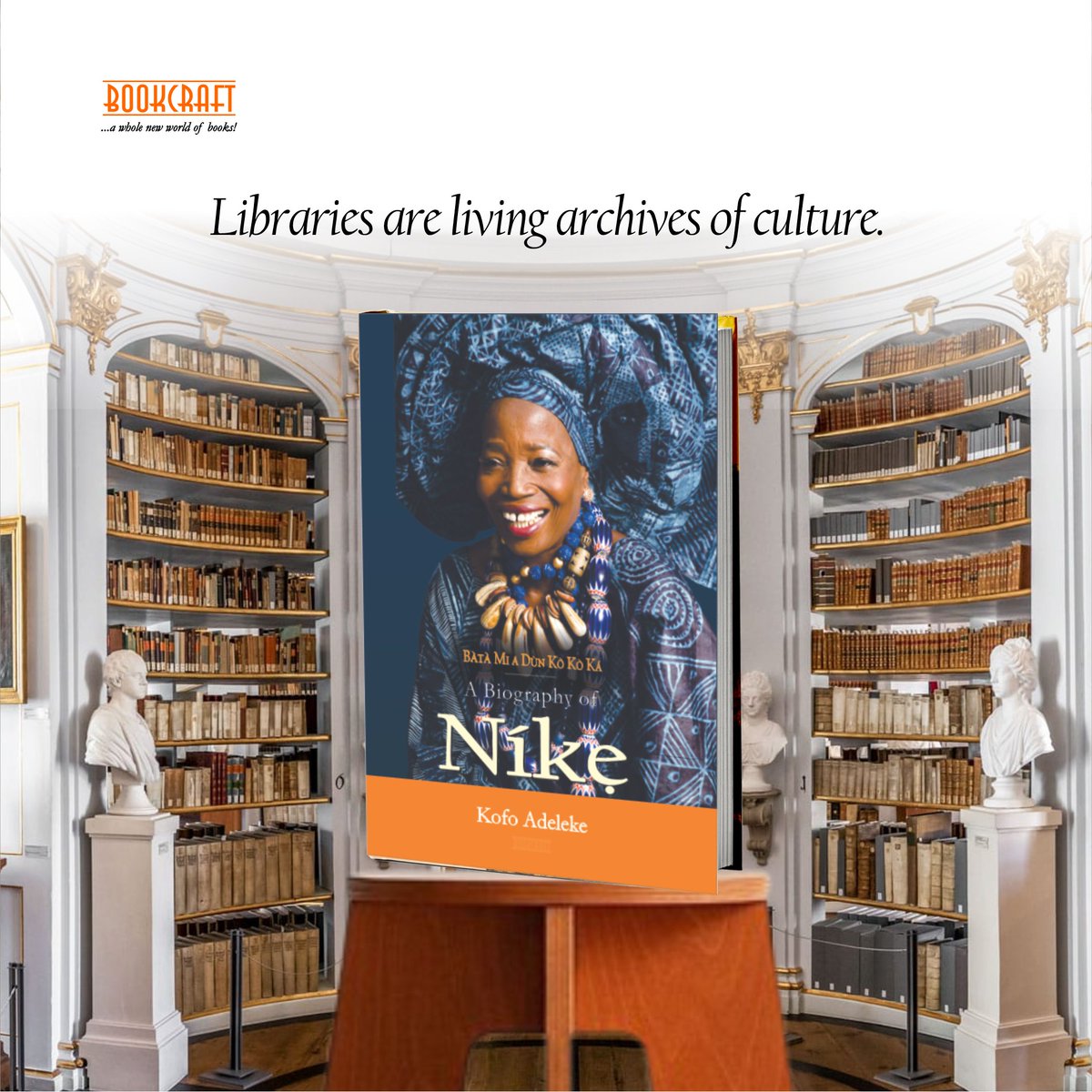 bookcraftafrica's tweet photo. Libraries are more than buildings — they are guardians of 
memory, culture, and imagination.
This Library Month, we celebrate the spaces that keep 
stories alive and accessible.
Tag your favourite library below. 📚✨

#libraries #LibraryMonth #Bookcraft #booklovers #Reading https://t.co/ICxssuIEra