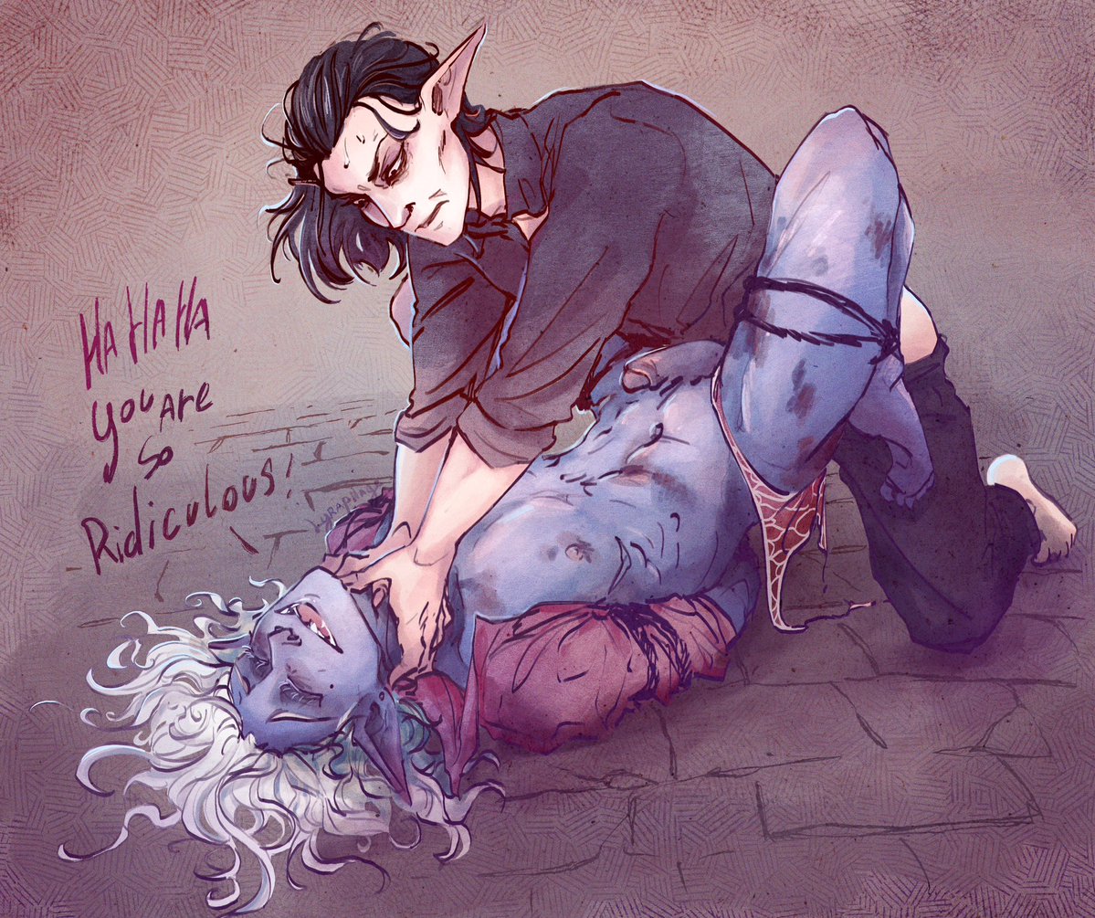 I made the first one for a Cazstar event with the prompt ‘joint ascension AU’. and the second one is older I just wanted to play with the power‑inversion dynamic between Cazador and Vellioth.

I’m off to draw something cute… probably (ノ￣ω￣)ノ
#cazstar #velicaz #astarion