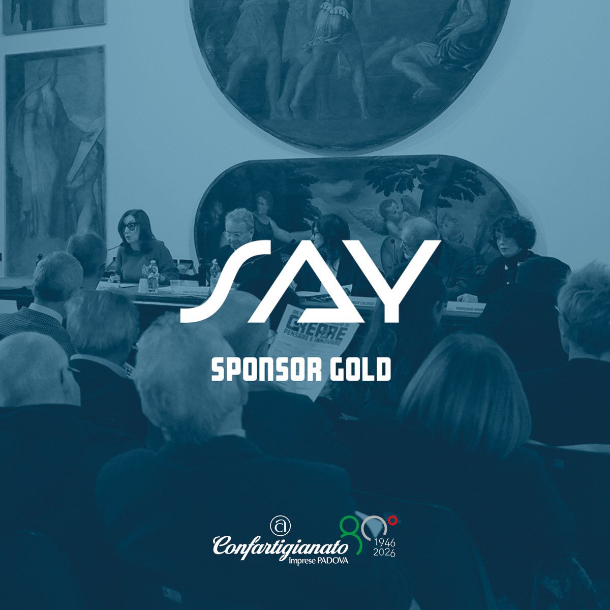 SAY è un'agenzia di comunicazione e #marketing che affianca imprese nel racconto, posizionamento e valorizzazione dei brand. Con oltre 70 persone, sviluppa strategie orientate a risultati concreti, misurabili e duraturi.
SAY sostiene il percorso dell’80° di <a href="/ConfartPadova/">Confartigianato PD</a>.