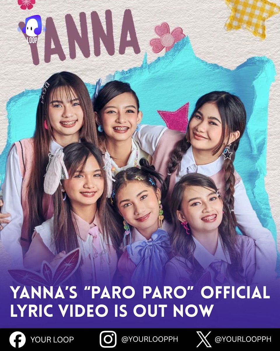 YANNA's wings are now fluttering as "PARO-PARO" Official Lyric Video has now been released for streaming 🦋

#PAROPARO_ph #YANNA_ph