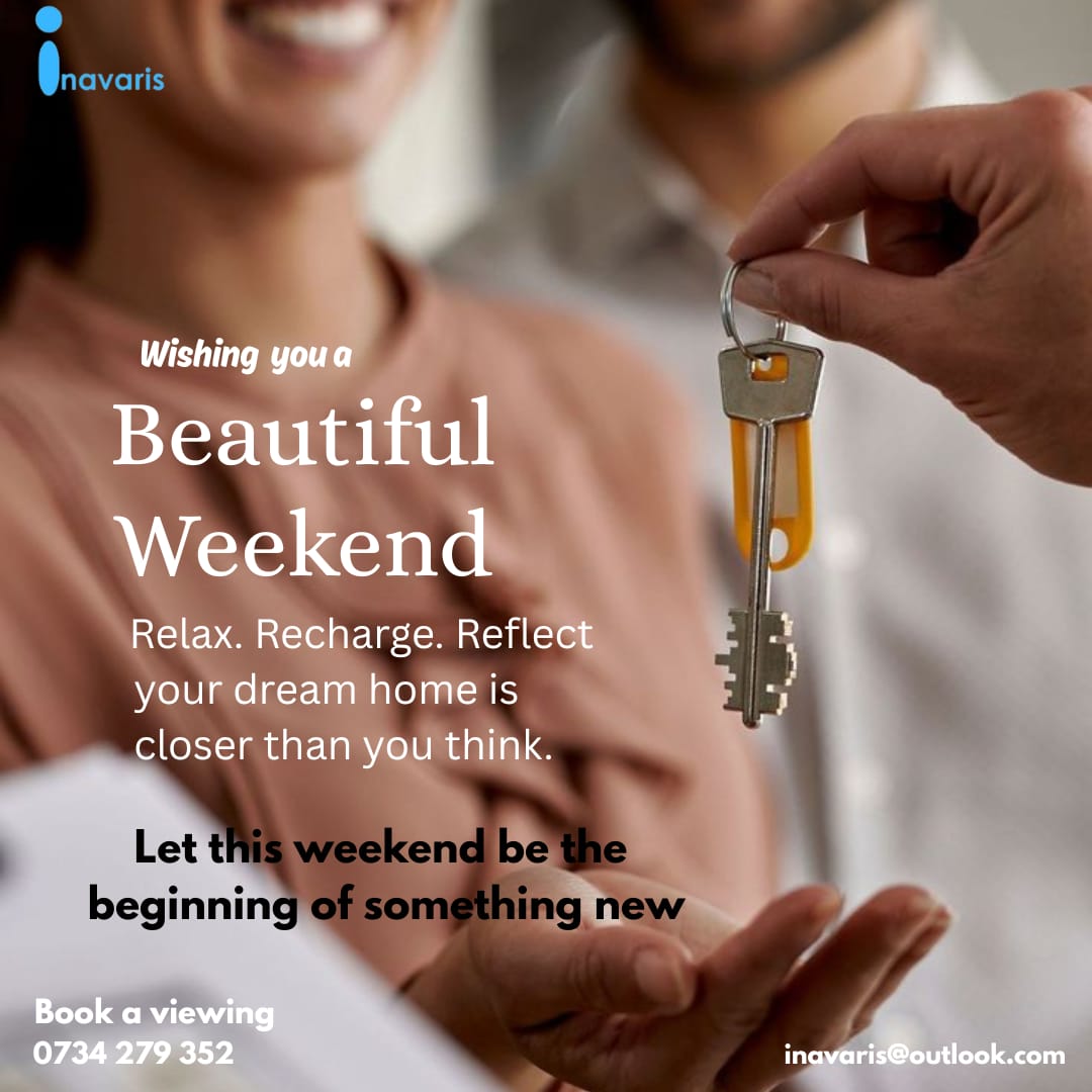 Inavarisv's tweet image. Wishing you a beautiful weekend Relax,recharge, and remember your dream home is closer than you think. Let this weekend be the beginning of something new. 🔑🏡
Book a viewing today and take the first step.

#BeautifulWeekend
#WeekendVibes
#DreamHome
#NewBeginnings
#BookAViewing
