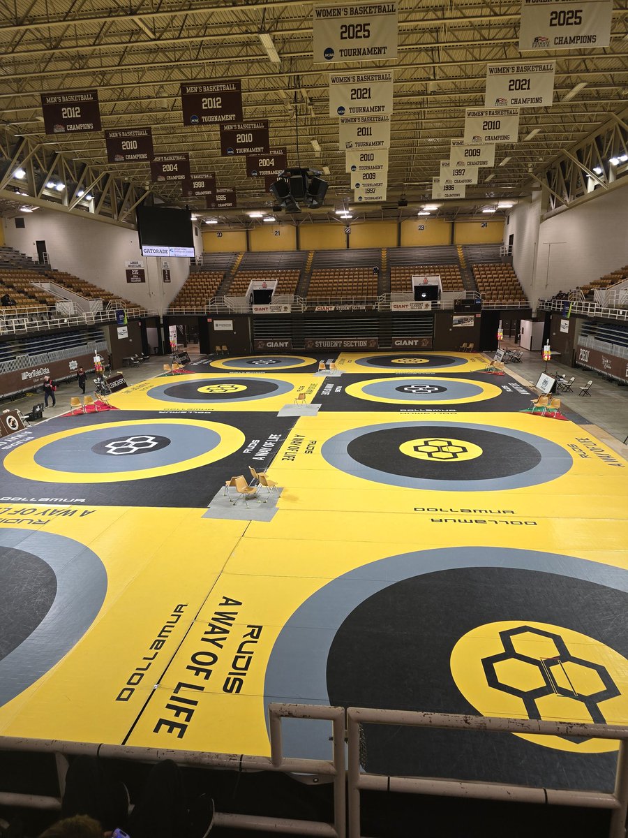 Early morning here at Lehigg University for the 91st National Prep Wrestling Championships