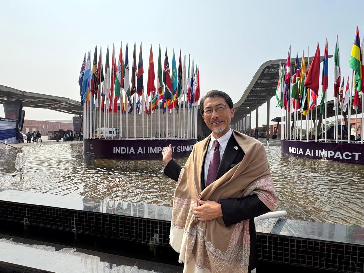 JapanAmbIndia tweet picture