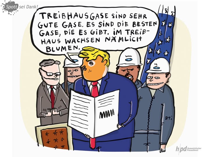 Mit dieser Karikatur von Bettina Schipping wünschen wir Euch ein schönes Wochenende!

#SpottSeiDank
