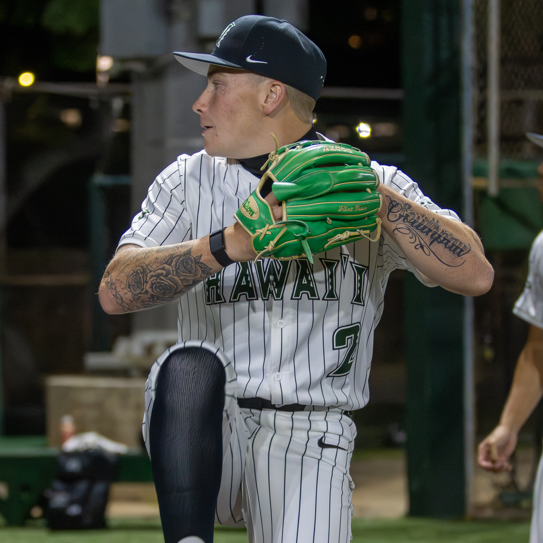 Hawaii coach Rich Hill on LHP Grant Garman's performance in win:

“He attacked the zone...his velocity was up, breaking ball was very tough on lefties. You saw him out there, he pitches with a lot of emotion, a lot of energy and that was really the key to the game in my opinion."
