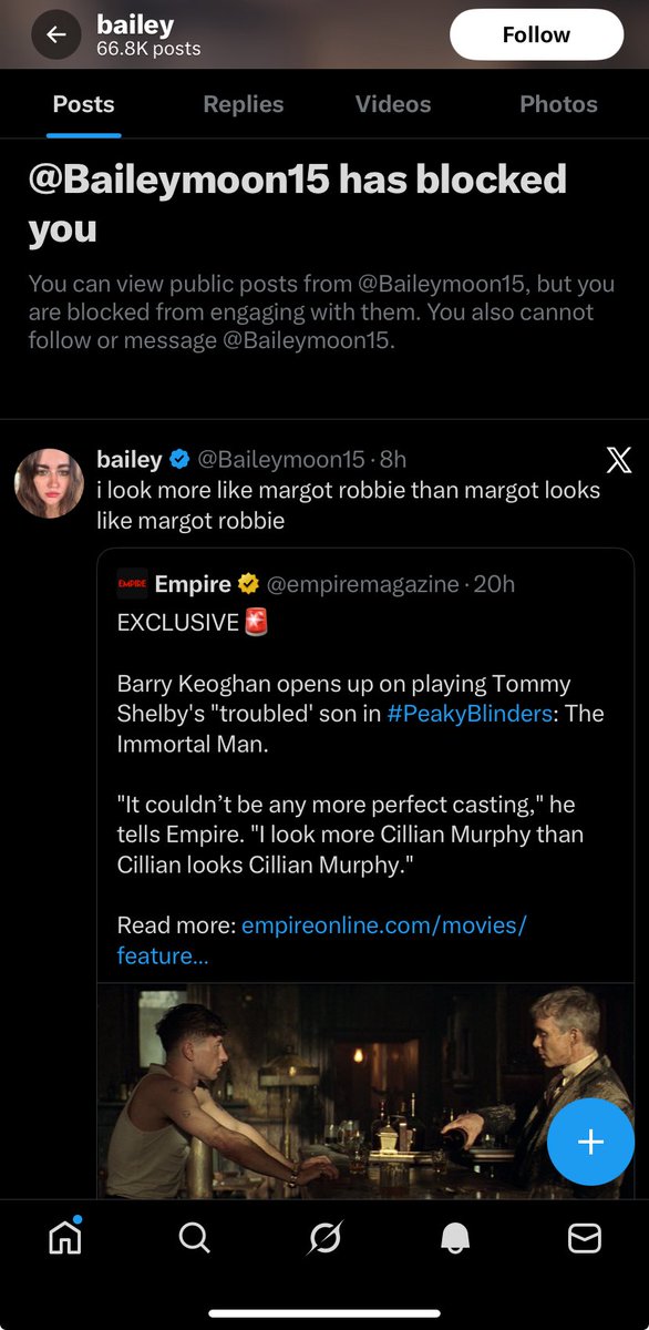 she really deleted the tweet and blocked me because she didn’t expect anyone to have been at the screening on twitter you really cant make this stuff up dude blue checkmarks have a special place in hell just for them and the lies they tell on this app for engagement