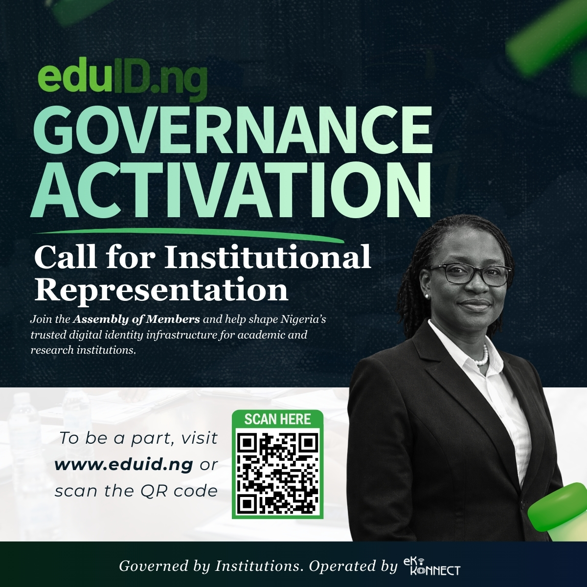 EkoKonnect's tweet photo. 4 years of building. Now it's yours to govern.
https://t.co/7RfzJRHCGE is formally activating and giving Nigerian universities, polytechnics &amp; research institutions direct ownership of their digital identity.
Take your seat 👉 https://t.co/e8QxWWuhZV
#eduIDng #Nigeria https://t.co/JvBwX2aqzR