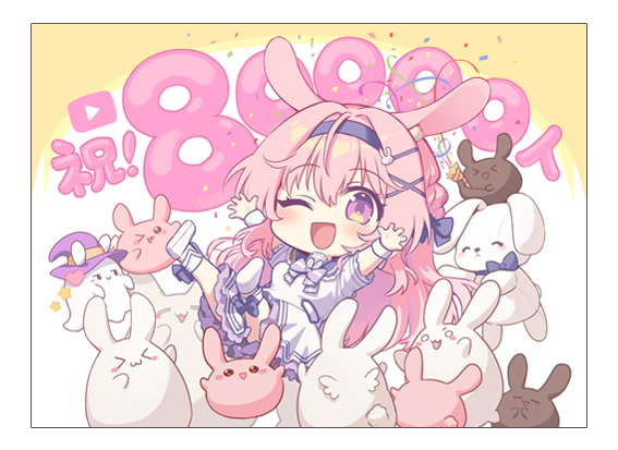 チャンネル登録80000人ありがとう！