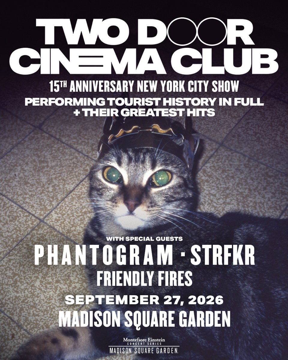 Two Door Cinema Club tweet media