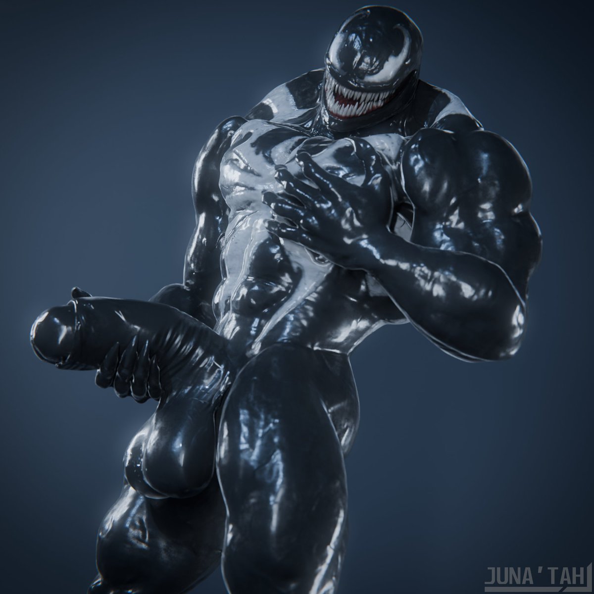 Venom would like you to enjoy his body too, get ready for some very sticky invading...

#Blender #3D #NSFW #Marvel #Cock #Balls #Thick #Chode #Muscle #Rubber #Goo